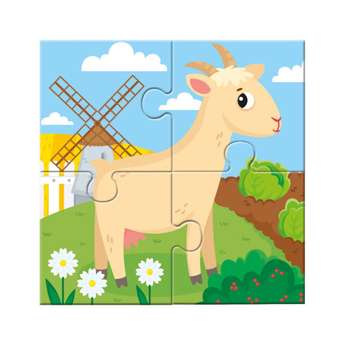 Reusable water coloring puzzle. Our farm - 9789667615147