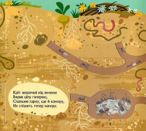 Qui s'est caché sous la terre