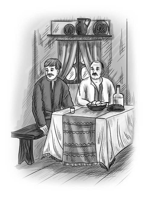 Sorcière Konotop. Portrait de soldat