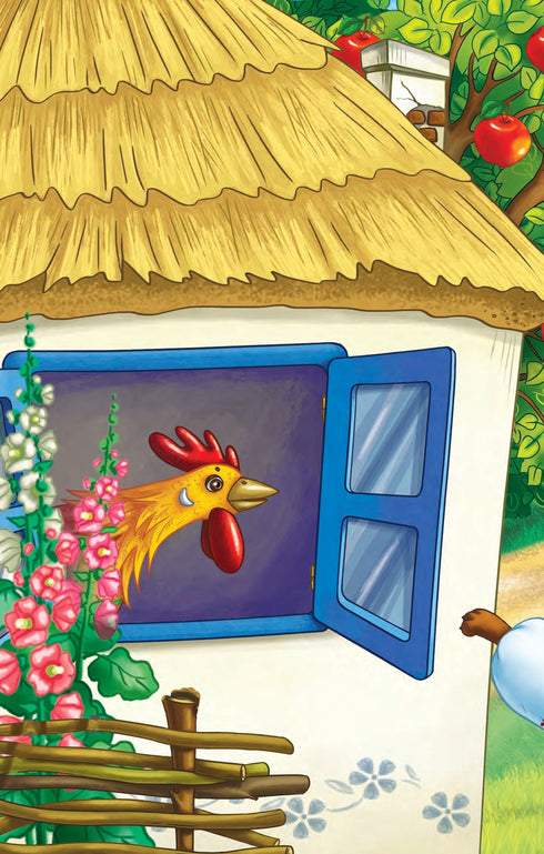 Le petit chat et le coq. Conte