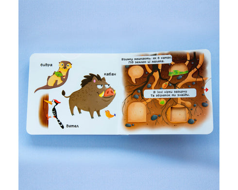 Animaux forestiers. Découvre, joue, tourne, pousse - 9789669367525