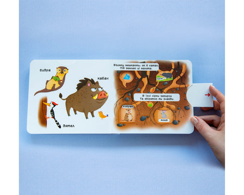 Animaux forestiers. Découvre, joue, tourne, pousse - 9789669367525