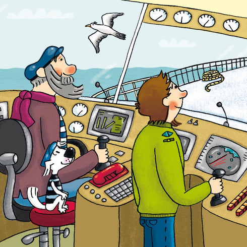 Pixie book. Sailor on the ferry