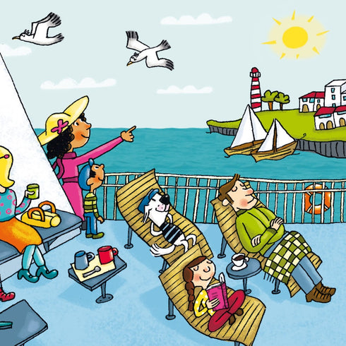 Pixie book. Sailor on the ferry