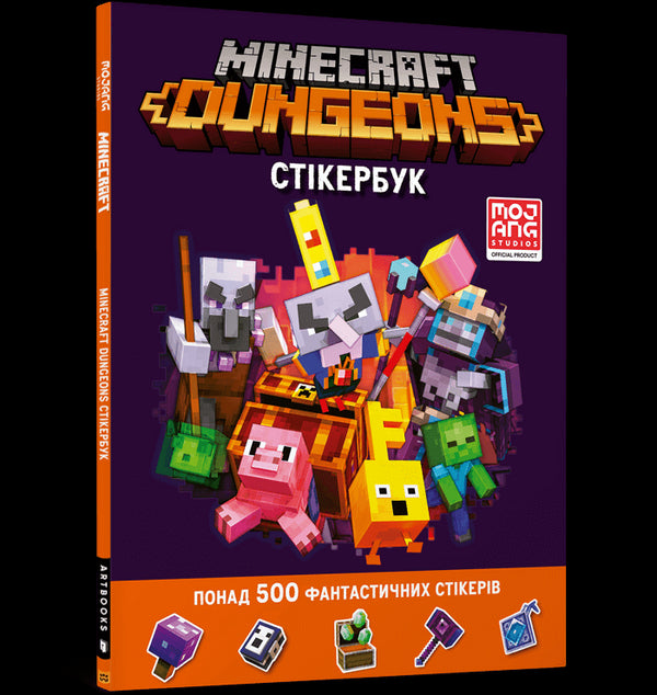MINECRAFT Dungeons. Livre de stickers