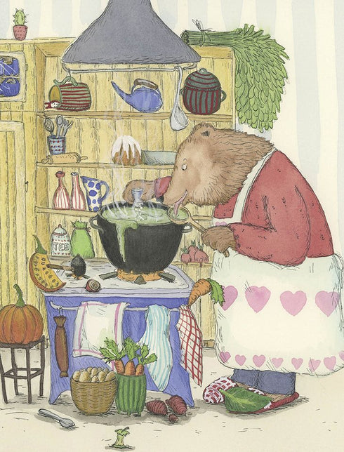 Mouse winter, bear snow