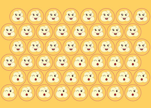 Веселий попкорн із літерами