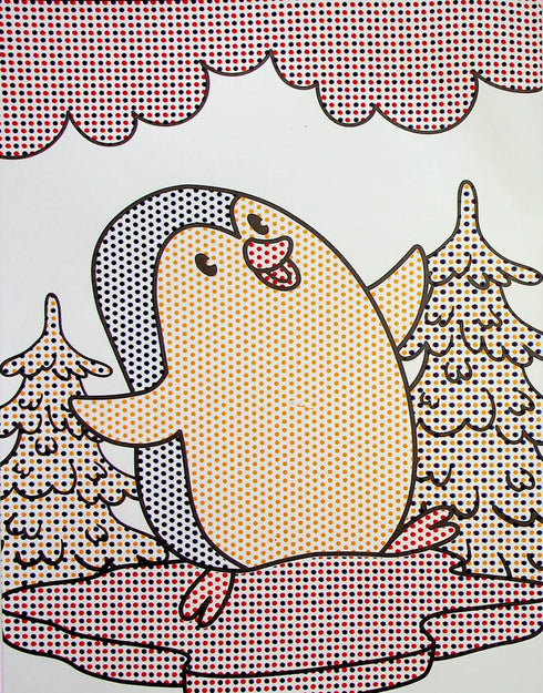 Coloriages à l'eau. Animaux amusants