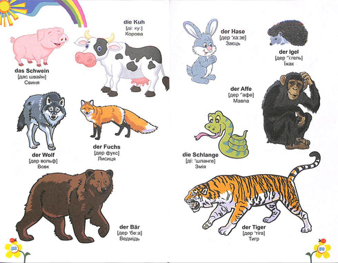 Allemand pour enfants : dictionnaire illustré