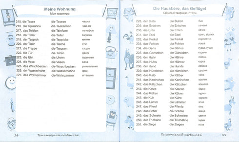 Allemand Mon cahier de vocabulaire. Mon dictionnaire d'allemand. Classes 1-4