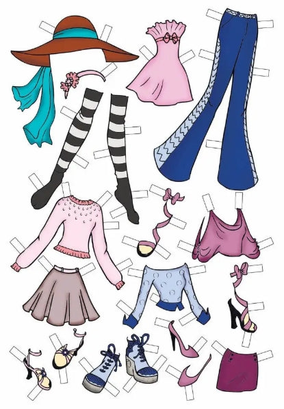 Habille la poupée (rose)