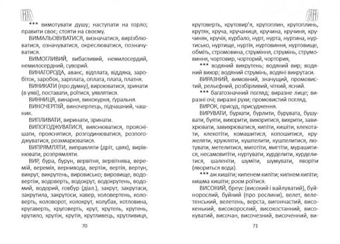 Dictionnaire des synonymes ukrainiens