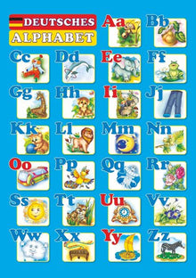 Affiche. alphabet allemand