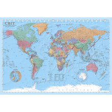 Carte politique du monde. 1:30 000 000 (papier/laminé) 100*70 (édition ukrainienne)